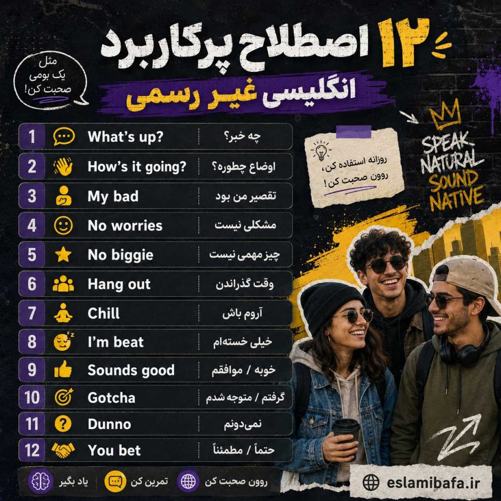 اصطلاحات انگلیسی غیر رسمی 