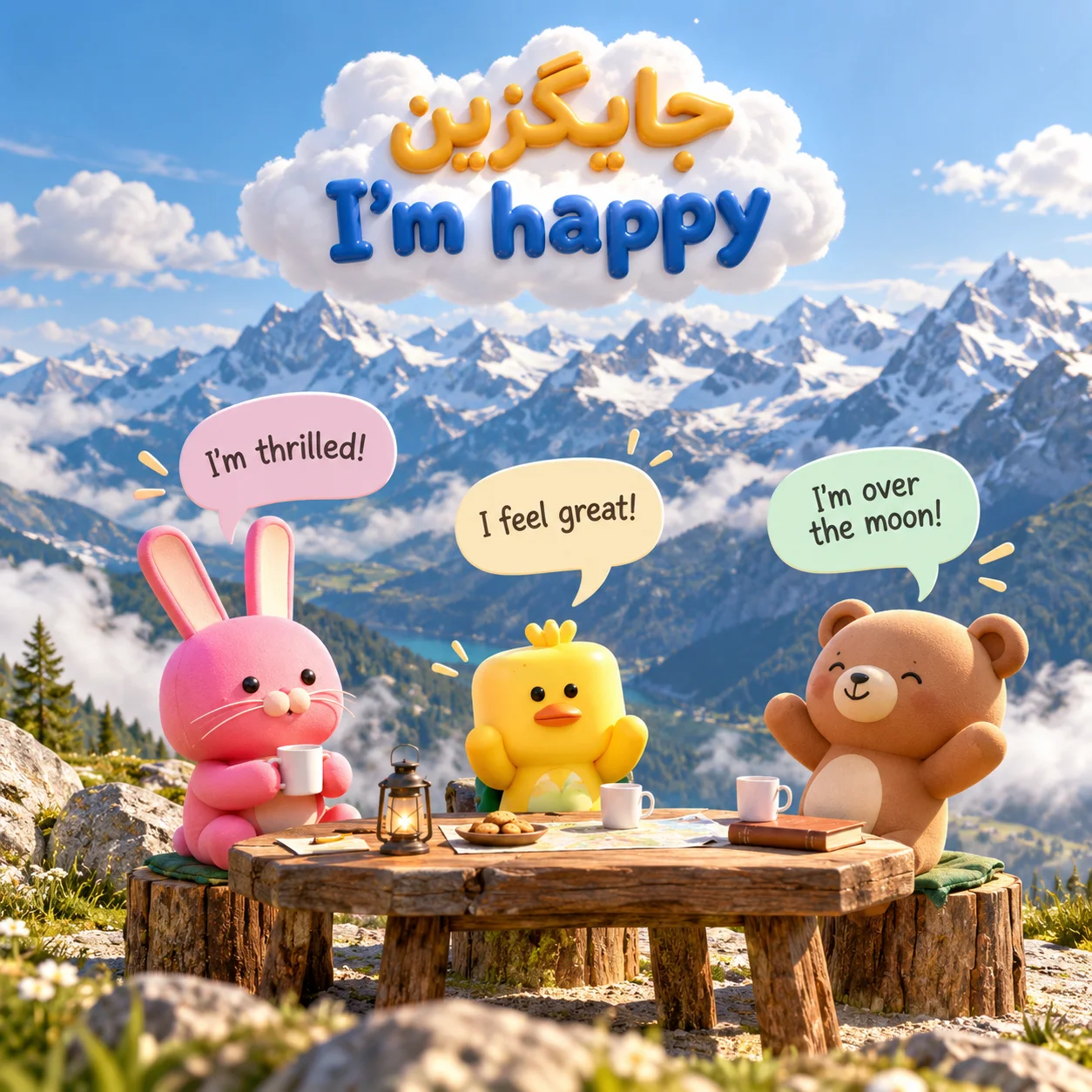 بجای i am happy از چی استفاده کنیم | روش‌های گفتن «خوشحالم» به انگلیسی؛ ۴۵ جایگزین طبیعی برای I’m Happy
